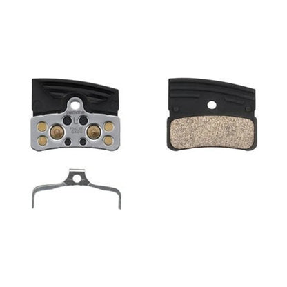 Shimano P04C-MF Disc Brake Pads and Springs - Metal Compound, Finned Aluminum and Stainless Steel Back Plate, One Pair – Shimano P04C-MF Disc Brake Pads and Springs - Metal Compound, Finned Aluminum and Stainless Steel Back Plate, One Pair