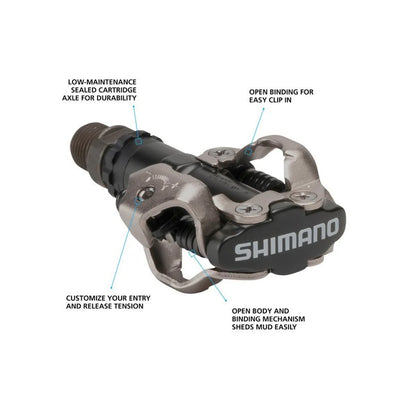 Shimano PD-M520 Clipless Pedal (Bicycle Pedals) – close-up detail