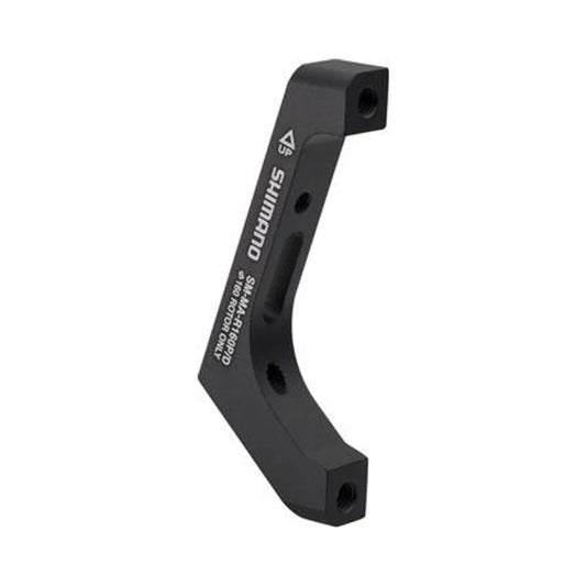 Shimano R160P/D Disc Brake Adaptor for 160mm Rotor, 74mm Caliper, Flat- Mount Frame – studio product photo