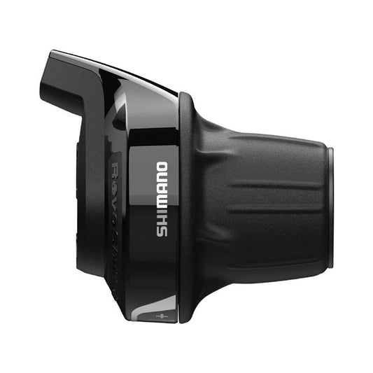 Shimano Revoshift SL-RV400-6R Twist Shifter - Right, 6-Speed, with Optical Gear Display (Bicycle Shifters) – close-up detail