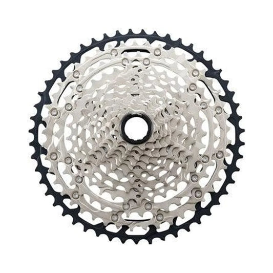 Shimano SLX CS-M7100 Cassette - 12-Speed, 10-51t, Silver/Black, Micro Spline (Bicycle Cassettes & Freewheels) – studio