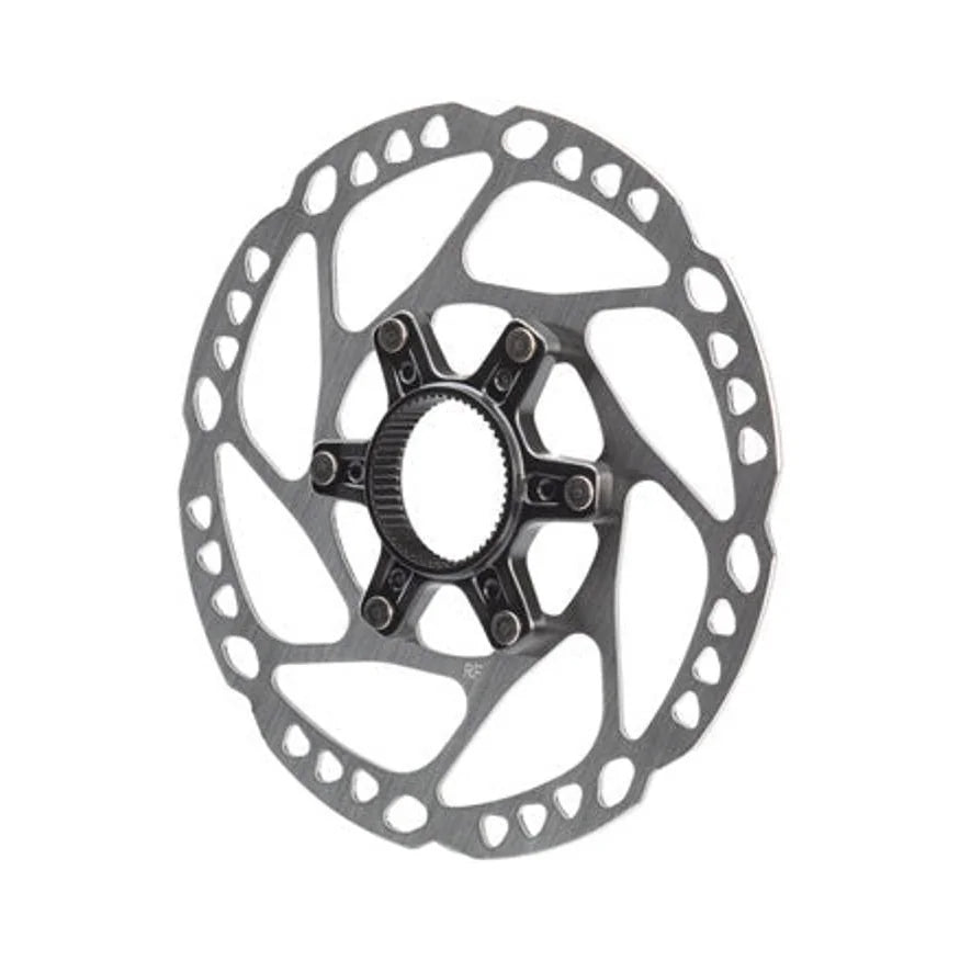 Shimano SM-RT64-S Disc Brake Rotor with External Lockring - 160mm, Center Lock, Silver (Bicycle Brake Rotors) – studio photo