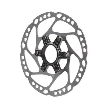 Shimano SM-RT64-S Disc Brake Rotor with External Lockring - 160mm, Center Lock, Silver (Bicycle Brake Rotors) – studio photo