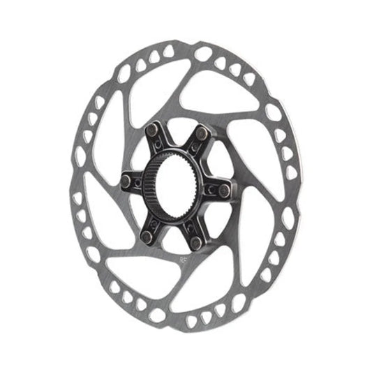 Shimano SM-RT64-S Disc Brake Rotor with External Lockring - 160mm, Center Lock, Silver (Bicycle Brake Rotors) – studio photo