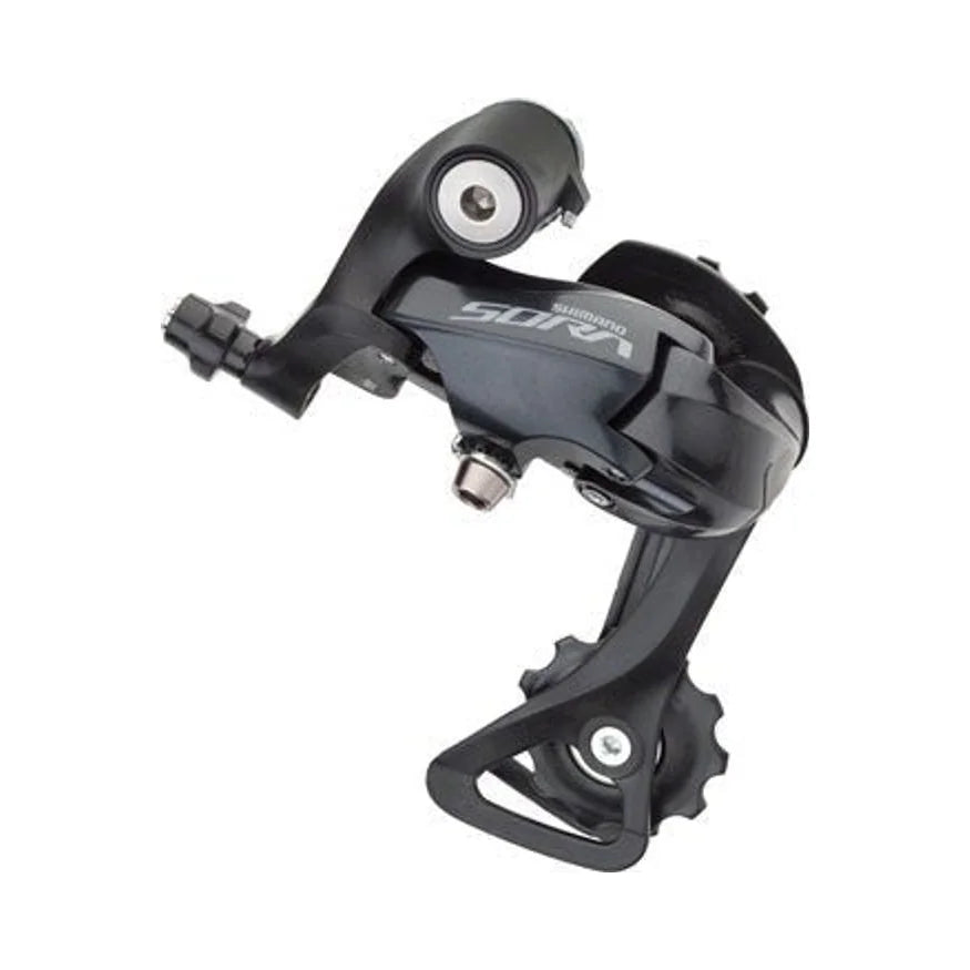 Shimano Sora RD-R3000-SS Rear Derailleur - 9 Speed, Short Cage, Black (Bicycle Derailleurs) – studio product photo