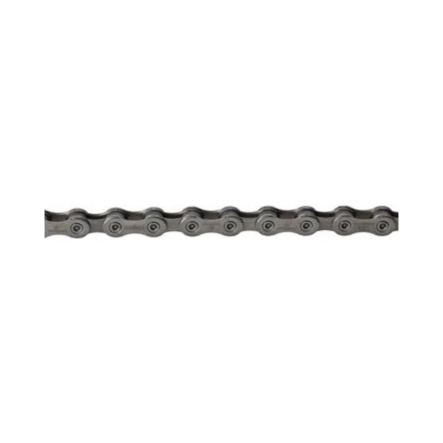 Shimano STEPS CN-E6090-10 Ebike Chain - 10-Speed, 138 Links, Silver (Bicycle Chains) – front profile