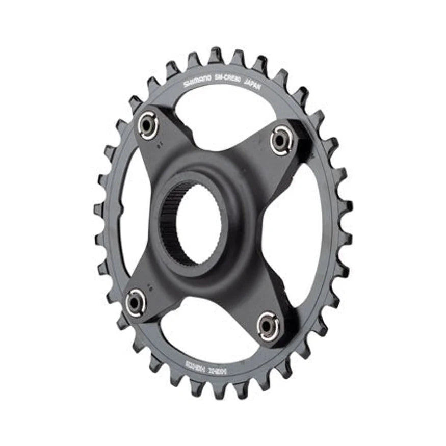 Shimano STEPS SM-CRE80 Chainring without Chainguide, 50mm Chainline, 34t (Bicycle Chainrings) – product view