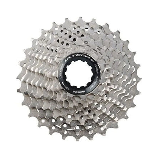 Shimano Ultegra CS-R8000 Cassette - 11 Speed, 11-32t, Silver (Bicycle Cassettes & Freewheels) – studio product photo