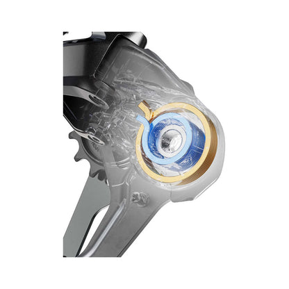 Shimano XT RD-M8200-SGS Rear Derailleur - 12-Speed, Long Cage, Shadow ES, Black (Bicycle Derailleurs) – close-up detail