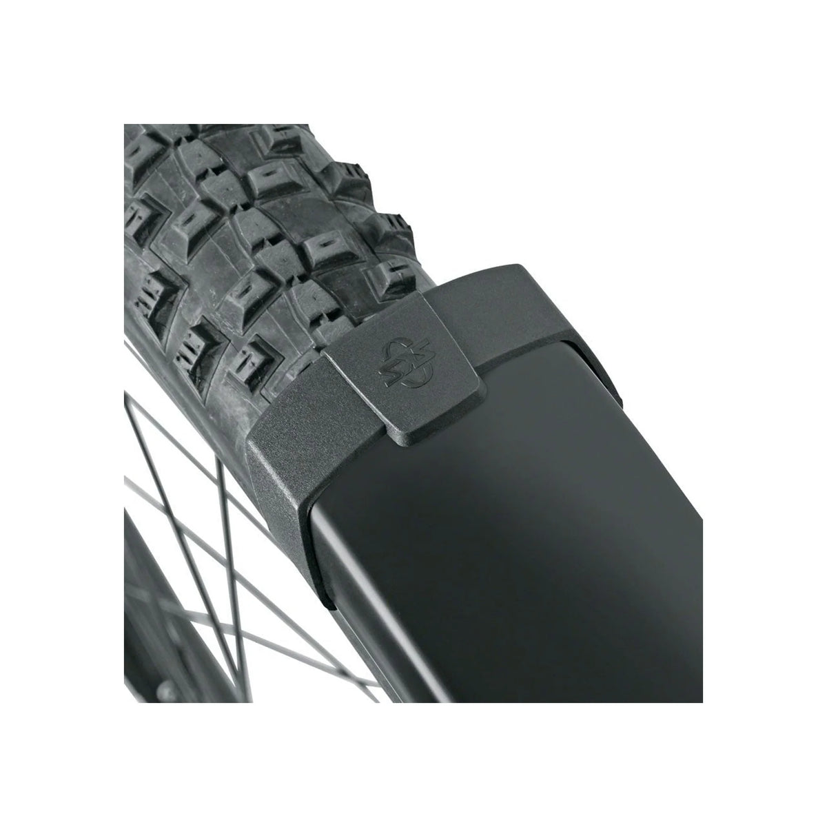 SKS B75 Bluemels Style Full Coverage Fender Set - 75mm, 27.5/29/700 x 2.25-2.6", Matte Black (Bicycle Fenders) – detail angle