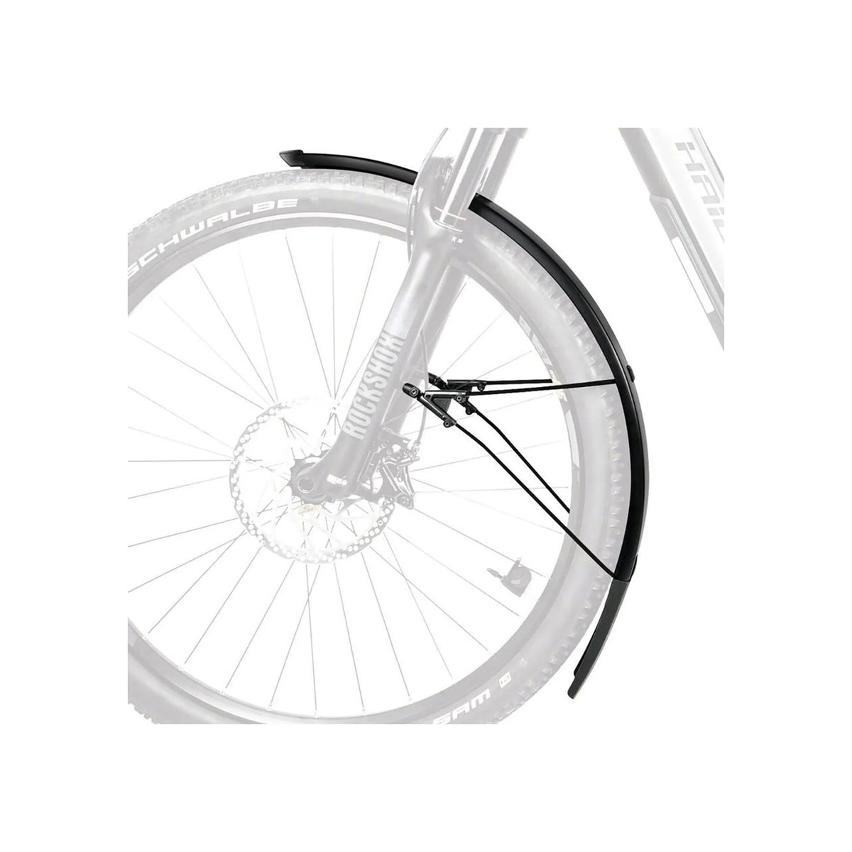 SKS B75 Bluemels Style Full Coverage Fender Set - 75mm, 27.5/29/700 x 2.25-2.6", Matte Black (Bicycle Fenders) – product view