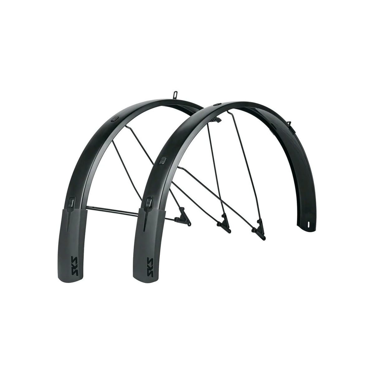 SKS B75 Bluemels Style Full Coverage Fender Set - 75mm, 27.5/29/700 x 2.25-2.6", Matte Black (Bicycle Fenders) – showcase