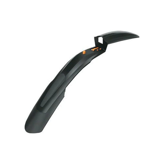 SKS Shockblade Dark 28", 29" and Plus Front Fender: Matte Black (Bicycle Fenders) – close-up detail