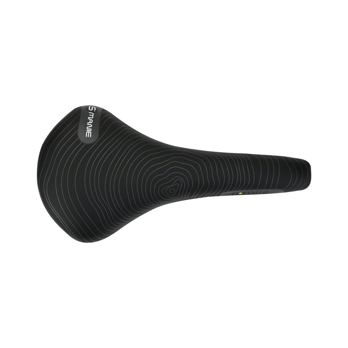 Smanie N.Spire Saddle - Chromoly, Microfiber Black, 136 (Bicycle Saddles) – detail angle