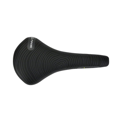 Smanie N.Spire Saddle - Chromoly, Microfiber Black, 136 (Bicycle Saddles) – detail angle