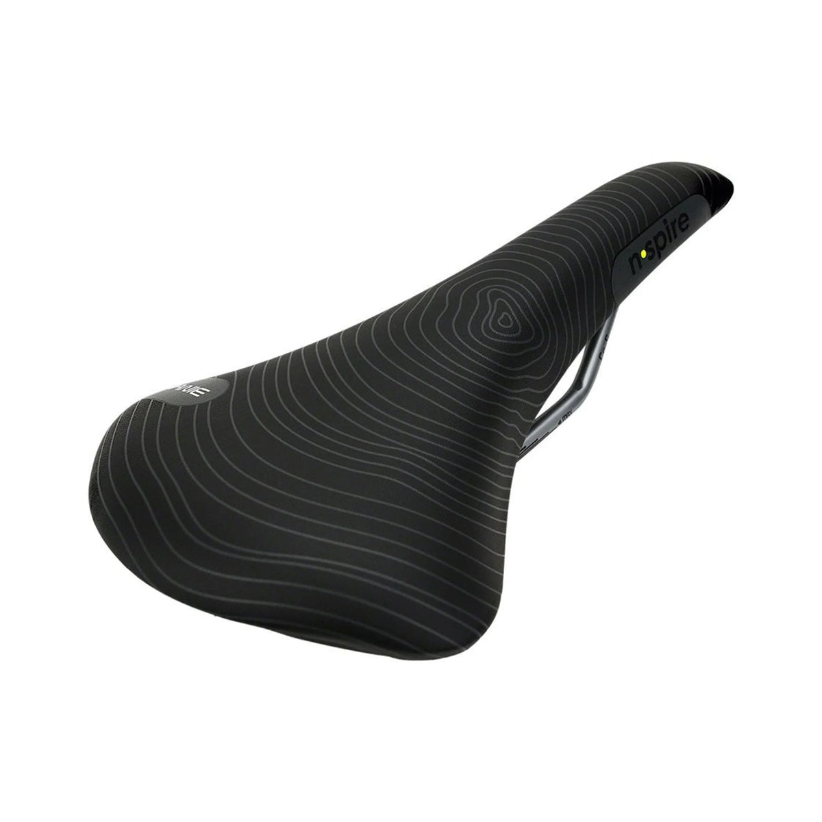 Smanie N.Spire Saddle - Chromoly, Microfiber Black, 136 (Bicycle Saddles) – front profile