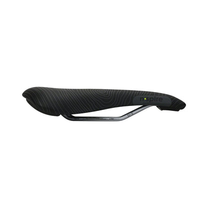 Smanie N.Spire Saddle - Chromoly, Microfiber Black, 136 (Bicycle Saddles) – studio photo