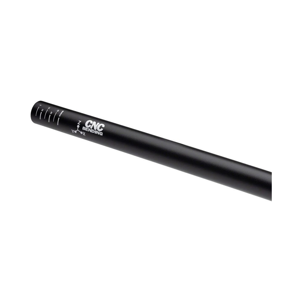 Spank Spike Race Bars 800mm Wide, 50mm Rise, 31.8mm Clamp Matte Black (Bicycle Handlebars) – detail angle