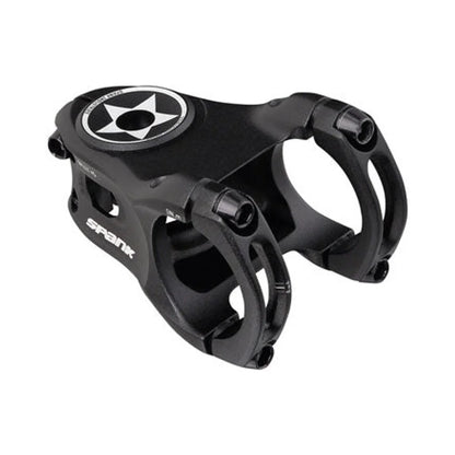 Spank Split 35 Stem - 45mm, 35 Clamp, +/-0, 1 1/8", Aluminum, Black (Bicycle Stems) – detail angle