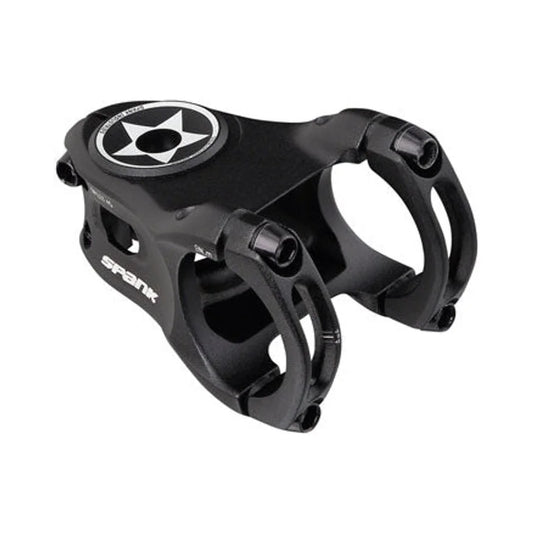 Spank Split 35 Stem - 45mm, 35 Clamp, +/-0, 1 1/8", Aluminum, Black (Bicycle Stems) – detail angle