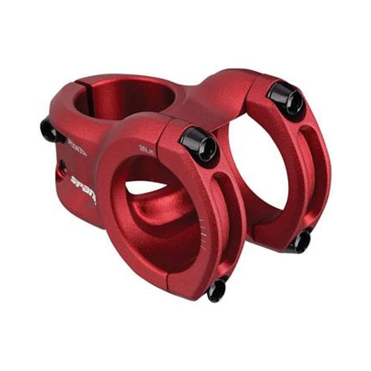 Spank Spoon 350 Stem - 45mm, 35mm Clamp, +/-0, Red (Bicycle Stems) – studio product photo