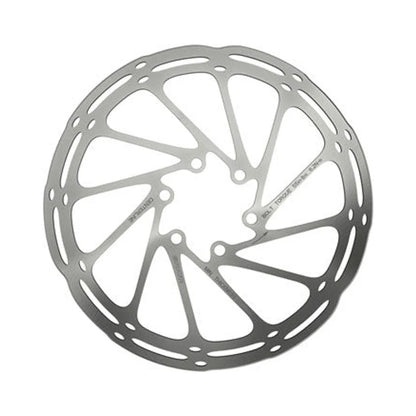 SRAM CenterLine Disc Brake Rotor - 180mm, 6-Bolt, Silver (Bicycle Brake Rotors) – detail angle