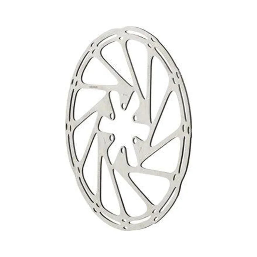 SRAM CenterLine Disc Brake Rotor - 203mm, 6-Bolt, Silver (Bicycle Brake Rotors) – studio product photo
