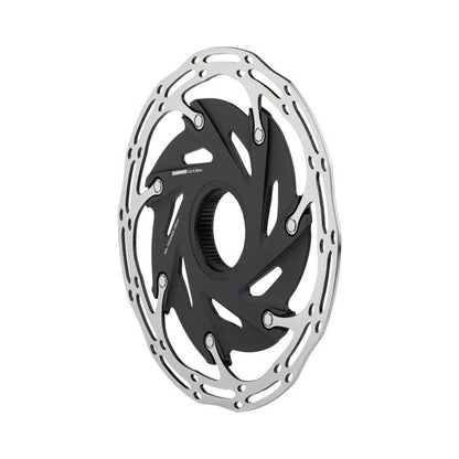 SRAM CenterLine XR Disc Brake Rotor - 160mm, Center Lock, Silver/Black (Bicycle Brake Rotors) – studio photo