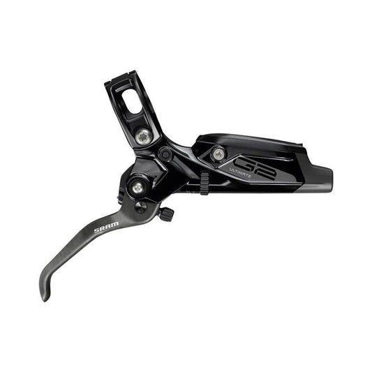 SRAM G2 Ultimate Disc Brake and Lever - Rear, Hydraulic, Post Mount, Carbon Lever, Titanium Hardware, Gloss Black, A2 – SRAM G2 Ultimate Disc Brake and Lever - Rear, Hydraulic, Post Mount, Carbon Lever, Titanium Hardware, Gloss Black, A2 (view 2 of 3)