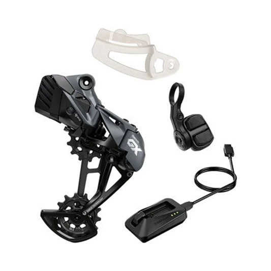 SRAM GX Eagle AXS Upgrade Kit - Compatible with any SRAM Eagle Ecosystem Cassettes and Crank Arms, Black, A1 – SRAM GX Eagle AXS Upgrade Kit - Compatible with any SRAM Eagle Ecosystem Cassettes and Crank Arms, Black, A1 (Bicycle
