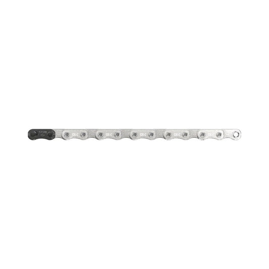 SRAM GX Eagle T-Type Flattop Chain - 12-Speed, 126 Links, Hollow Pin, Includes PowerLock Connector, Silver – SRAM GX Eagle T-Type Flattop Chain - 12-Speed, 126 Links, Hollow Pin, Includes PowerLock Connector, Silver (Bicycle Chains)