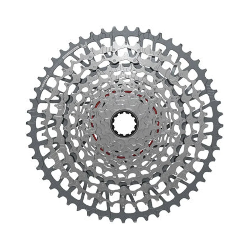 SRAM GX Eagle T-Type XS-1275 Cassette - 12-Speed, 10-52t, For XD Driver, Silver (Bicycle Cassettes & Freewheels) – studio