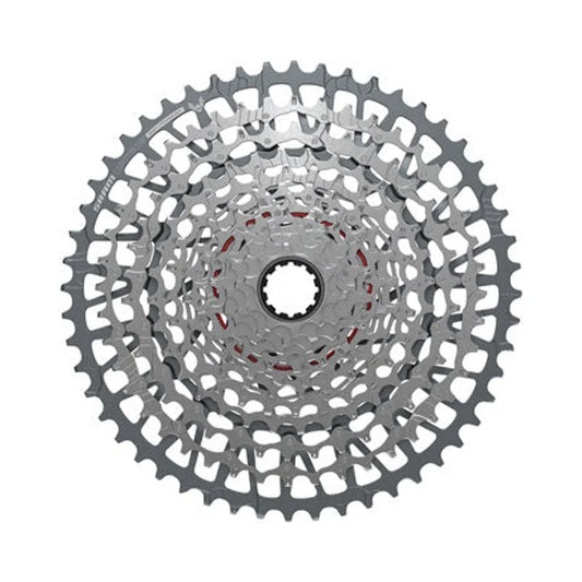 SRAM GX Eagle T-Type XS-1275 Cassette - 12-Speed, 10-52t, For XD Driver, Silver (Bicycle Cassettes & Freewheels) – studio