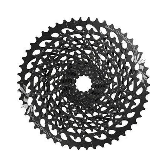 SRAM GX Eagle XG-1275 Cassette - 12 Speed, 10-50t, Black, For XD Driver Body (Bicycle Cassettes & Freewheels) – studio
