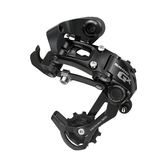 SRAM GX Rear Derailleur - 10 Speed, Long Cage, Black (Bicycle Derailleurs) – studio product photo