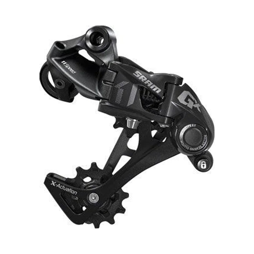 SRAM GX Rear Derailleur - 11 Speed, Long Cage, Black, 1x, With Clutch (Bicycle Derailleurs) – studio product photo