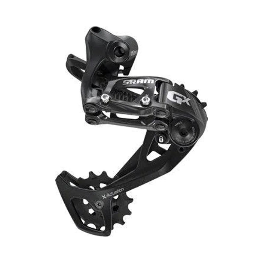 SRAM GX Rear Derailleur - 11 Speed, Long Cage, Black, 2x, With Clutch (Bicycle Derailleurs) – studio product photo