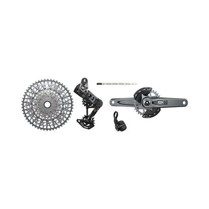 SRAM GX T-Type Eagle Transmission Groupset - 170mm Crank, 32t Chainring, AXS POD Controller, 10-52t Cassette, Rear – SRAM GX T-Type Eagle Transmission Groupset - 170mm Crank, 32t Chainring, AXS POD Controller, 10-52t Cassette, Rear Derailleur, Chain