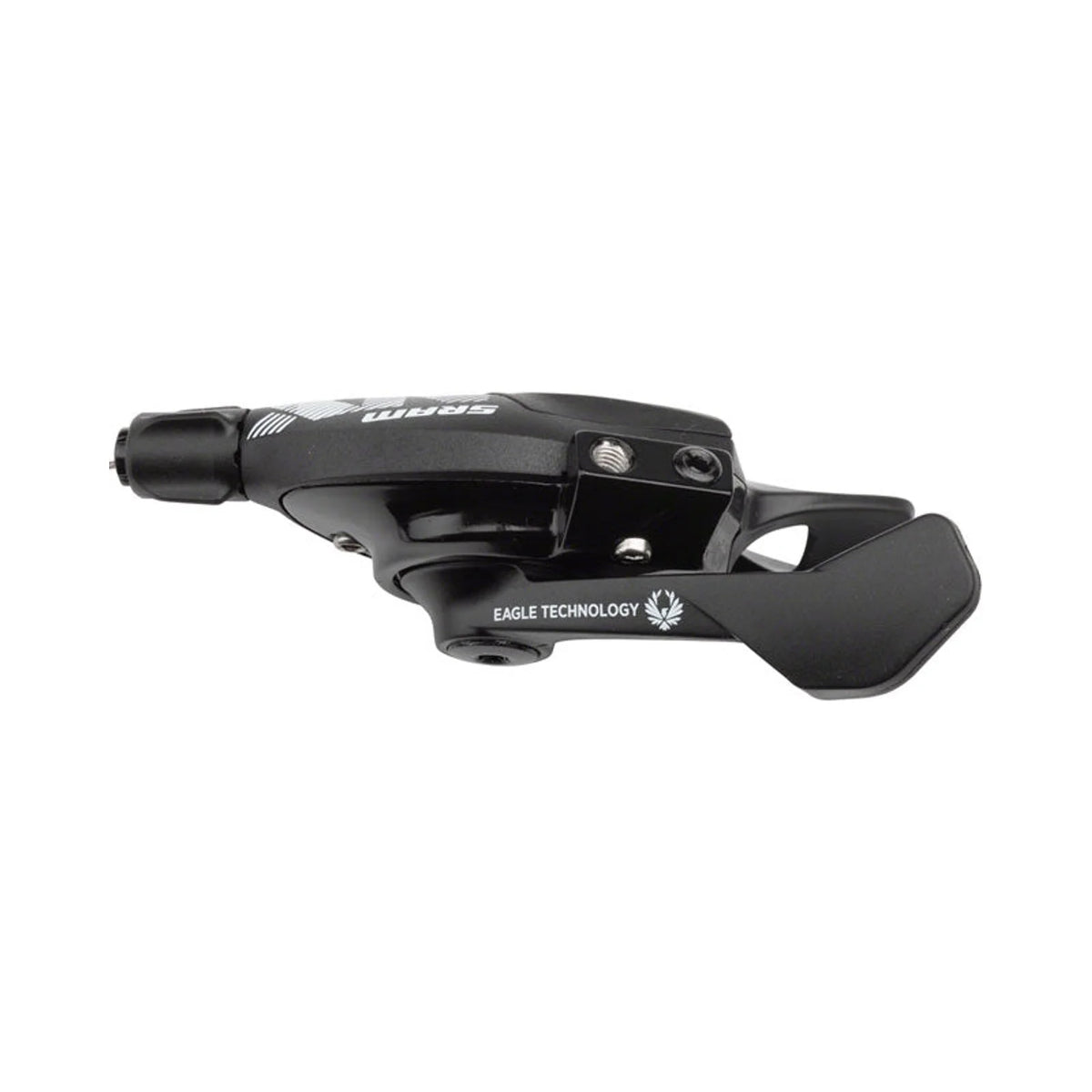 SRAM NX Eagle 12-Speed Trigger Shifter with Discrete Clamp, Black (Bicycle Shifters) – detail angle
