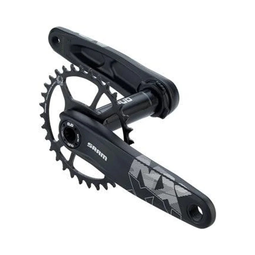 SRAM NX Eagle Fat Bike Crankset - 170mm, 12-Speed, 30t, Direct Mount, DUB Spindle Interface, Black (Bicycle Cranks) – detail