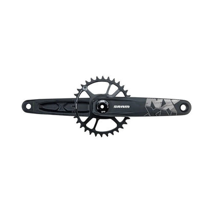 SRAM NX Eagle Fat Bike Crankset - 175mm, 12-Speed, 30t, Direct Mount, DUB Spindle Interface, Black (Bicycle Cranks) – front