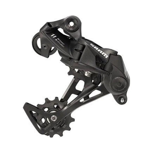 SRAM NX Rear Derailleur - 11 Speed, Long Cage, Black (Bicycle Derailleurs) – studio product photo