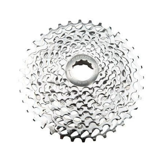 SRAM PG-1070 Cassette - 10 Speed, 11-36t, Silver (Bicycle Cassettes & Freewheels) – studio product photo