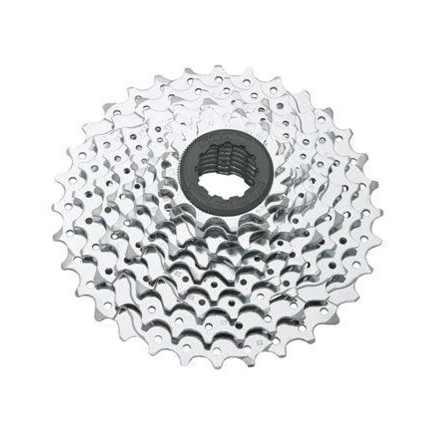 SRAM PG-950 Cassette - 9 Speed, 11-28t, Silver (Bicycle Cassettes & Freewheels) – studio product photo