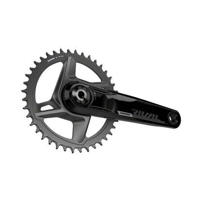 SRAM Rival 1 AXS Wide Crankset - 172.5mm, 12-Speed, 40t, 8-Bolt Direct Mount, DUB Spindle Interface, Black, D1 – SRAM Rival 1 AXS Wide Crankset - 172.5mm, 12-Speed, 40t, 8-Bolt Direct Mount, DUB Spindle Interface, Black, D1 (Bicycle (view 2 of 2)