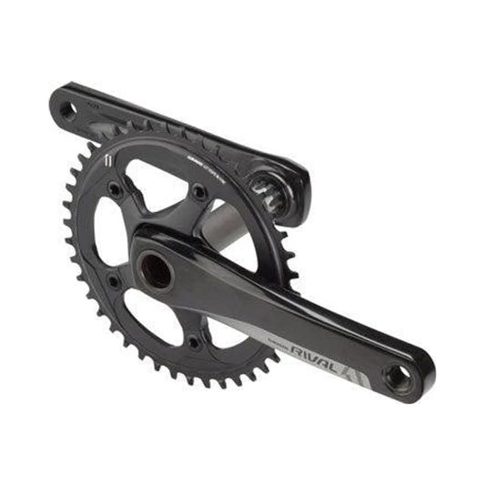 SRAM Rival 1 Crankset - 172.5mm, 10/11-Speed, 42t, 110 BCD, GXP Spindle Interface, Black (Bicycle Cranks) – studio product