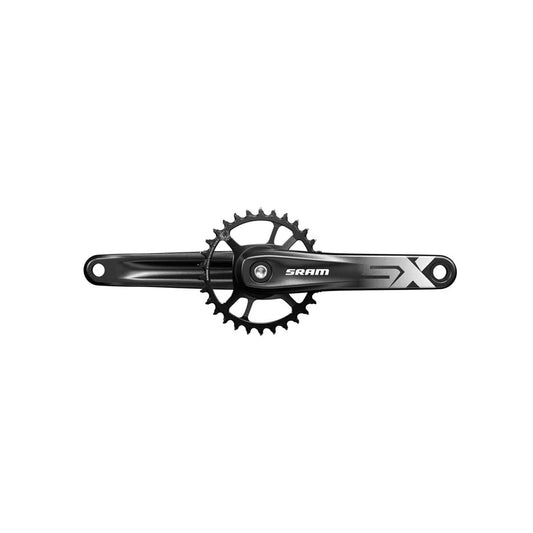 SRAM SX Eagle Boost 148 Crankset - 170mm, 12-Speed, 32t, Direct Mount, Power Spline Spindle Interface, Black, A1 – SRAM SX Eagle Boost 148 Crankset - 170mm, 12-Speed, 32t, Direct Mount, Power Spline Spindle Interface, Black, A1 (Bicycle