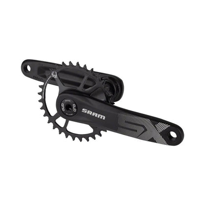 SRAM SX Eagle Boost Crankset - 170mm, 12-Speed, 32t, Direct Mount, DUB Spindle Interface, Black, A1 (Bicycle Cranks) – front