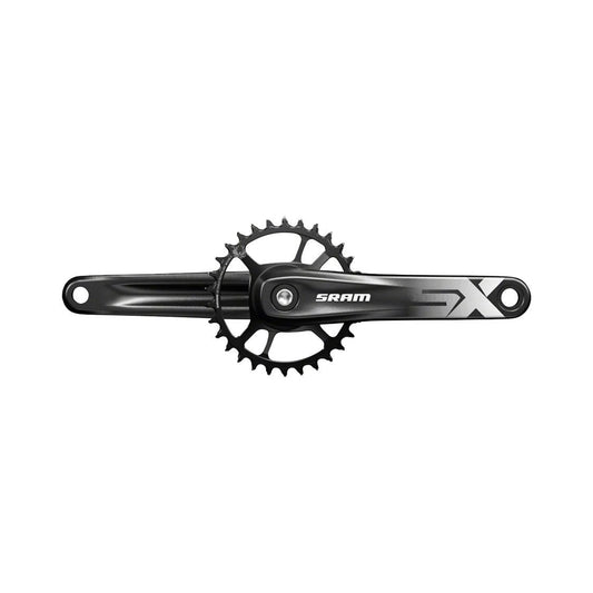 SRAM SX Eagle Crankset - 175mm, 12-Speed, 32t, Direct Mount, Power Spline Spindle Interface, Black, A1 – SRAM SX Eagle Crankset - 175mm, 12-Speed, 32t, Direct Mount, Power Spline Spindle Interface, Black, A1 (Bicycle Cranks)
