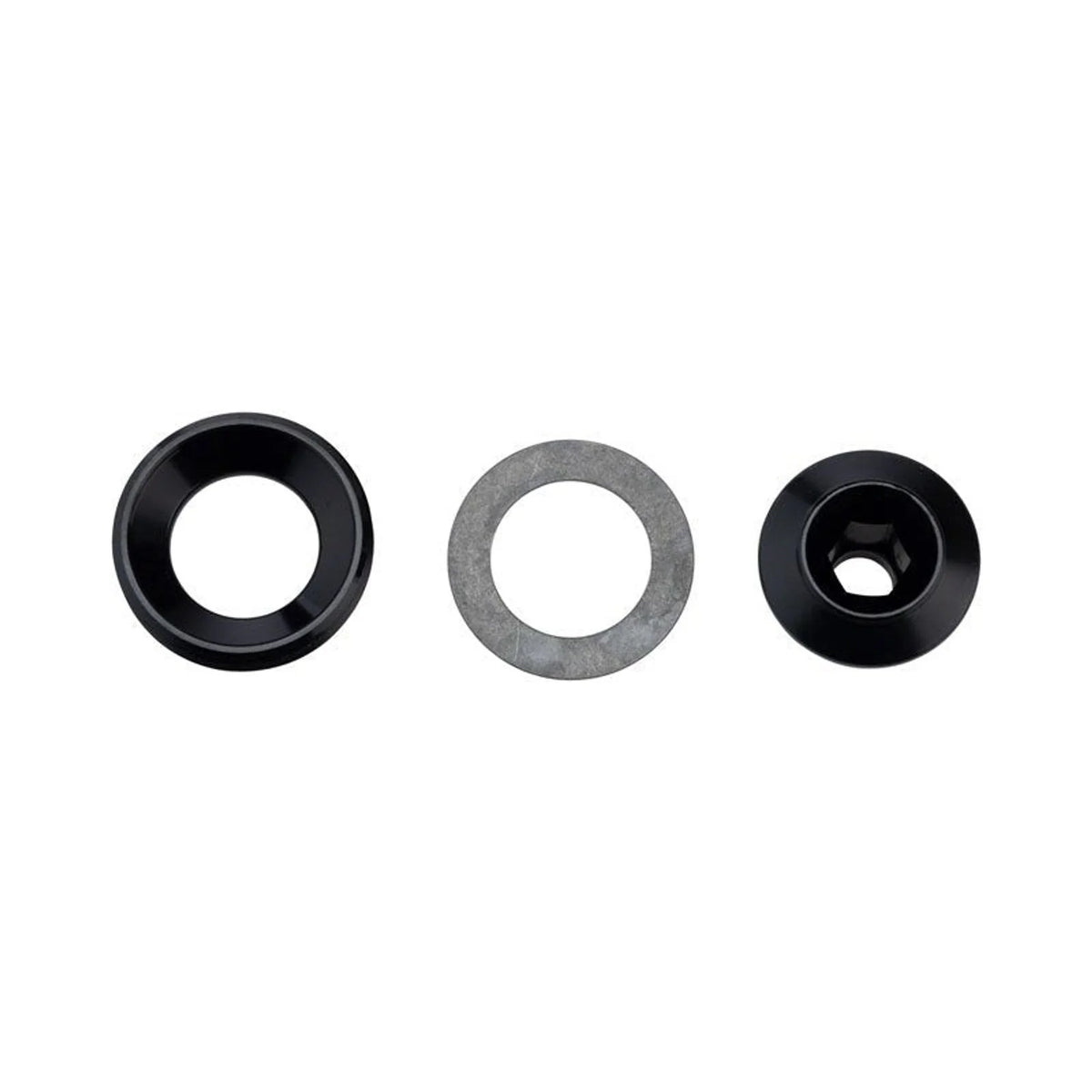SRAM/ Truvativ DUB M18 Crank Bolt and M30 Self-Extracting Cap, Black (Crank Arm Fixing Bolt) – product view